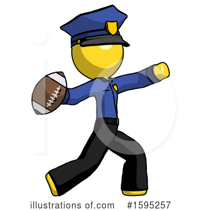 Royalty-Free (RF) Yellow Design Mascot Clipart Illustration by Leo Blanchette - Stock Sample #1595257