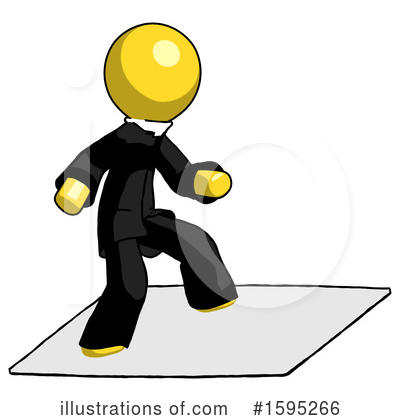 Royalty-Free (RF) Yellow Design Mascot Clipart Illustration by Leo Blanchette - Stock Sample #1595266
