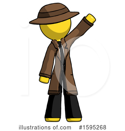 Royalty-Free (RF) Yellow Design Mascot Clipart Illustration by Leo Blanchette - Stock Sample #1595268