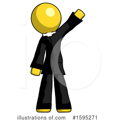 Royalty-Free (RF) Yellow Design Mascot Clipart Illustration by Leo Blanchette - Stock Sample #1595271