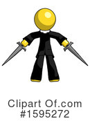 Yellow Design Mascot Clipart #1595272 by Leo Blanchette