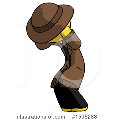 Royalty-Free (RF) Yellow Design Mascot Clipart Illustration by Leo Blanchette - Stock Sample #1595283