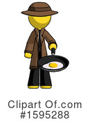 Yellow Design Mascot Clipart #1595288 by Leo Blanchette