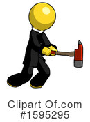 Yellow Design Mascot Clipart #1595295 by Leo Blanchette