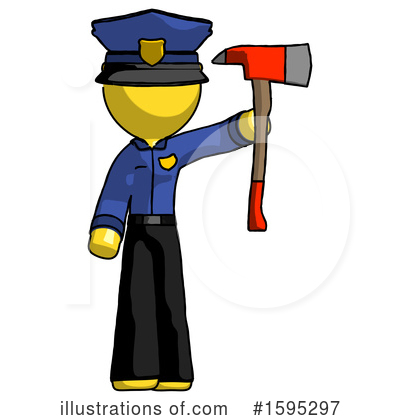 Royalty-Free (RF) Yellow Design Mascot Clipart Illustration by Leo Blanchette - Stock Sample #1595297