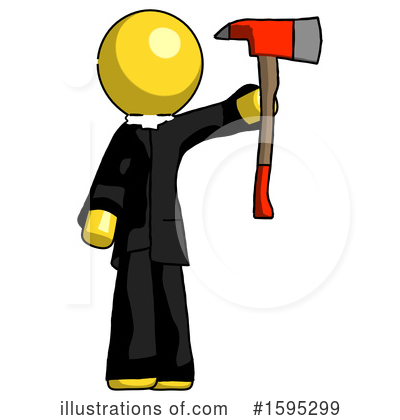 Royalty-Free (RF) Yellow Design Mascot Clipart Illustration by Leo Blanchette - Stock Sample #1595299