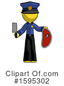 Yellow Design Mascot Clipart #1595302 by Leo Blanchette