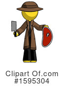 Yellow Design Mascot Clipart #1595304 by Leo Blanchette