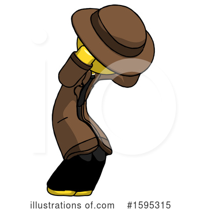 Royalty-Free (RF) Yellow Design Mascot Clipart Illustration by Leo Blanchette - Stock Sample #1595315