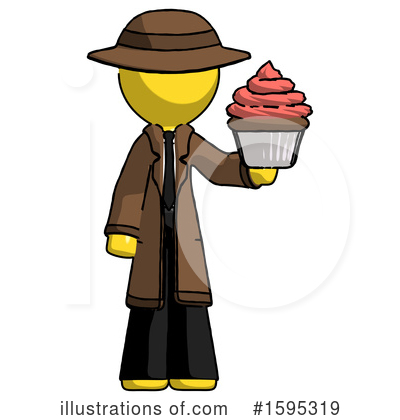 Royalty-Free (RF) Yellow Design Mascot Clipart Illustration by Leo Blanchette - Stock Sample #1595319