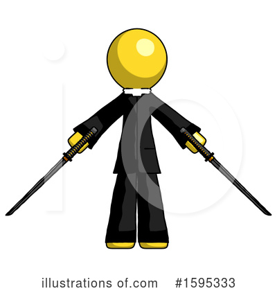 Royalty-Free (RF) Yellow Design Mascot Clipart Illustration by Leo Blanchette - Stock Sample #1595333