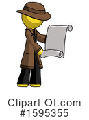 Yellow Design Mascot Clipart #1595355 by Leo Blanchette