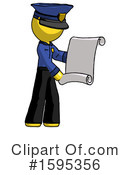 Yellow Design Mascot Clipart #1595356 by Leo Blanchette