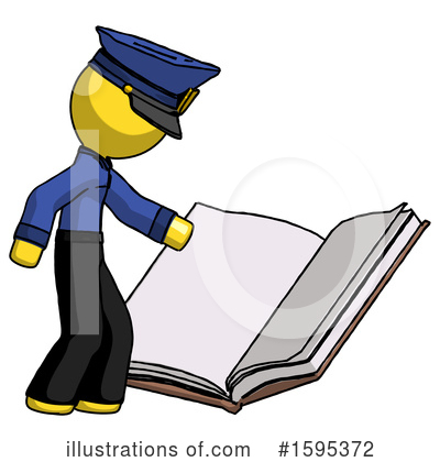 Royalty-Free (RF) Yellow Design Mascot Clipart Illustration by Leo Blanchette - Stock Sample #1595372