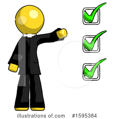 Royalty-Free (RF) Yellow Design Mascot Clipart Illustration by Leo Blanchette - Stock Sample #1595384