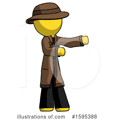 Royalty-Free (RF) Yellow Design Mascot Clipart Illustration by Leo Blanchette - Stock Sample #1595388