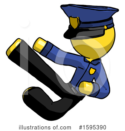 Royalty-Free (RF) Yellow Design Mascot Clipart Illustration by Leo Blanchette - Stock Sample #1595390