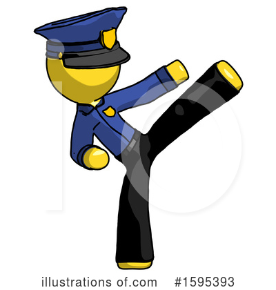 Royalty-Free (RF) Yellow Design Mascot Clipart Illustration by Leo Blanchette - Stock Sample #1595393