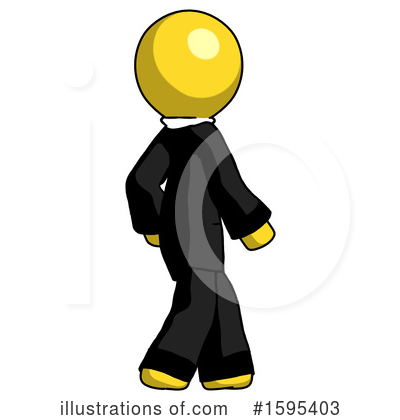 Royalty-Free (RF) Yellow Design Mascot Clipart Illustration by Leo Blanchette - Stock Sample #1595403