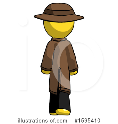 Royalty-Free (RF) Yellow Design Mascot Clipart Illustration by Leo Blanchette - Stock Sample #1595410