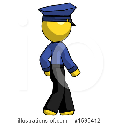 Royalty-Free (RF) Yellow Design Mascot Clipart Illustration by Leo Blanchette - Stock Sample #1595412