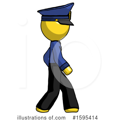 Royalty-Free (RF) Yellow Design Mascot Clipart Illustration by Leo Blanchette - Stock Sample #1595414