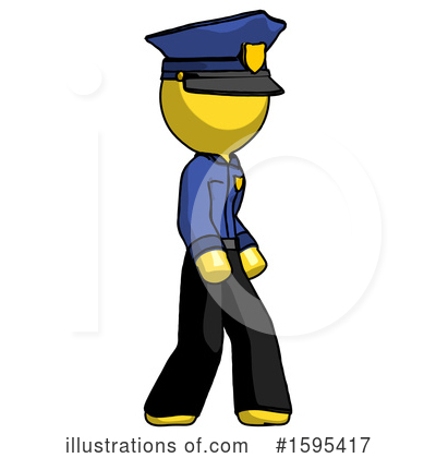 Royalty-Free (RF) Yellow Design Mascot Clipart Illustration by Leo Blanchette - Stock Sample #1595417