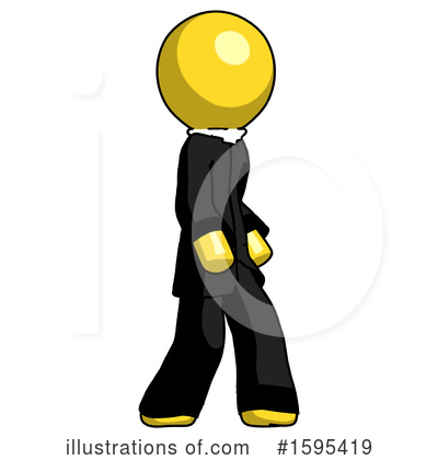 Royalty-Free (RF) Yellow Design Mascot Clipart Illustration by Leo Blanchette - Stock Sample #1595419