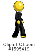 Yellow Design Mascot Clipart #1595419 by Leo Blanchette