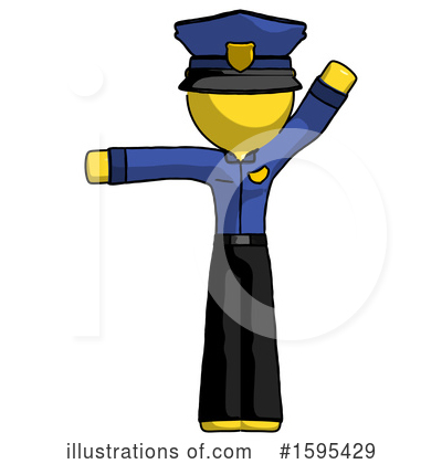Royalty-Free (RF) Yellow Design Mascot Clipart Illustration by Leo Blanchette - Stock Sample #1595429