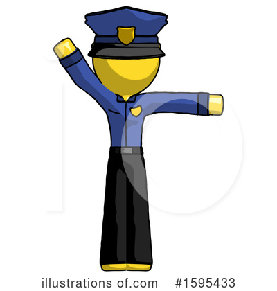 Royalty-Free (RF) Yellow Design Mascot Clipart Illustration by Leo Blanchette - Stock Sample #1595433