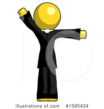Royalty-Free (RF) Yellow Design Mascot Clipart Illustration by Leo Blanchette - Stock Sample #1595434
