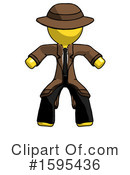 Yellow Design Mascot Clipart #1595436 by Leo Blanchette
