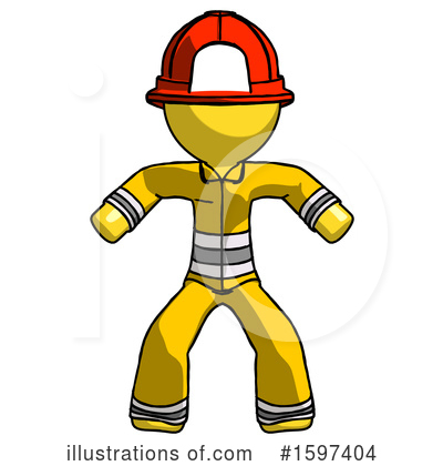 Royalty-Free (RF) Yellow Design Mascot Clipart Illustration by Leo Blanchette - Stock Sample #1597404