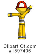Yellow Design Mascot Clipart #1597406 by Leo Blanchette