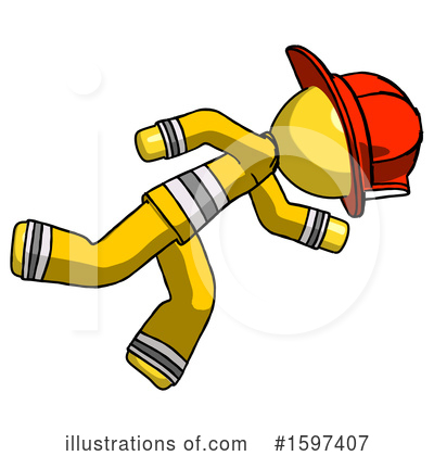 Royalty-Free (RF) Yellow Design Mascot Clipart Illustration by Leo Blanchette - Stock Sample #1597407