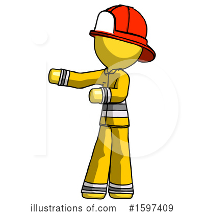 Royalty-Free (RF) Yellow Design Mascot Clipart Illustration by Leo Blanchette - Stock Sample #1597409