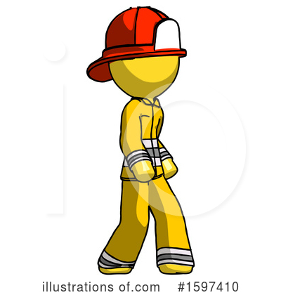 Royalty-Free (RF) Yellow Design Mascot Clipart Illustration by Leo Blanchette - Stock Sample #1597410