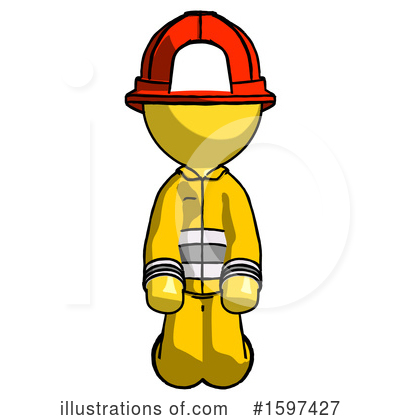 Royalty-Free (RF) Yellow Design Mascot Clipart Illustration by Leo Blanchette - Stock Sample #1597427