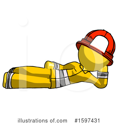 Royalty-Free (RF) Yellow Design Mascot Clipart Illustration by Leo Blanchette - Stock Sample #1597431