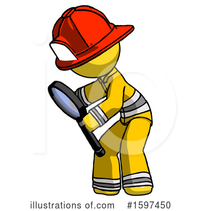 Royalty-Free (RF) Yellow Design Mascot Clipart Illustration by Leo Blanchette - Stock Sample #1597450