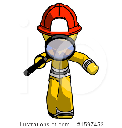 Royalty-Free (RF) Yellow Design Mascot Clipart Illustration by Leo Blanchette - Stock Sample #1597453