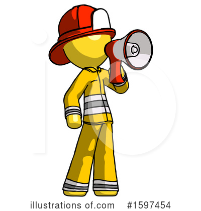 Royalty-Free (RF) Yellow Design Mascot Clipart Illustration by Leo Blanchette - Stock Sample #1597454