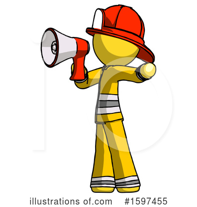 Royalty-Free (RF) Yellow Design Mascot Clipart Illustration by Leo Blanchette - Stock Sample #1597455