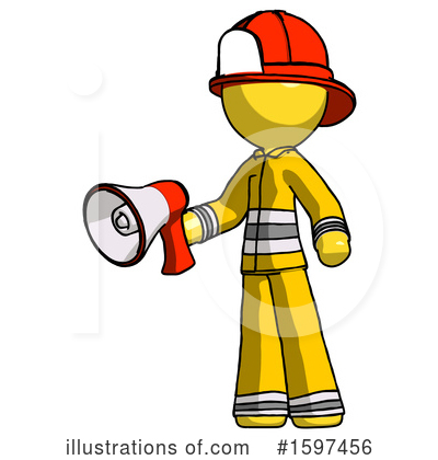 Royalty-Free (RF) Yellow Design Mascot Clipart Illustration by Leo Blanchette - Stock Sample #1597456