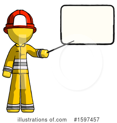 Royalty-Free (RF) Yellow Design Mascot Clipart Illustration by Leo Blanchette - Stock Sample #1597457
