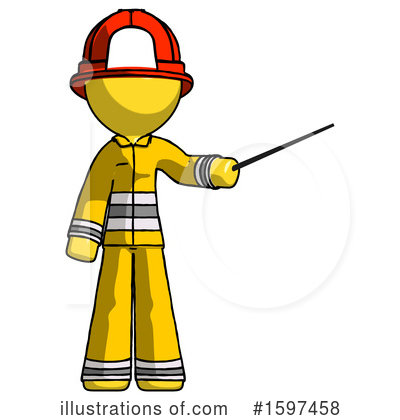 Royalty-Free (RF) Yellow Design Mascot Clipart Illustration by Leo Blanchette - Stock Sample #1597458