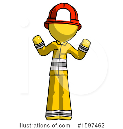 Royalty-Free (RF) Yellow Design Mascot Clipart Illustration by Leo Blanchette - Stock Sample #1597462