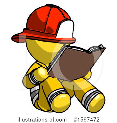 Royalty-Free (RF) Yellow Design Mascot Clipart Illustration by Leo Blanchette - Stock Sample #1597472