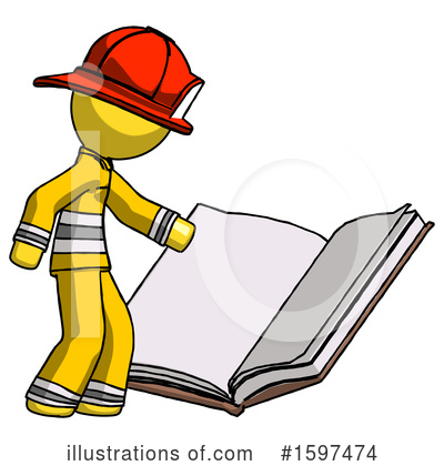 Royalty-Free (RF) Yellow Design Mascot Clipart Illustration by Leo Blanchette - Stock Sample #1597474